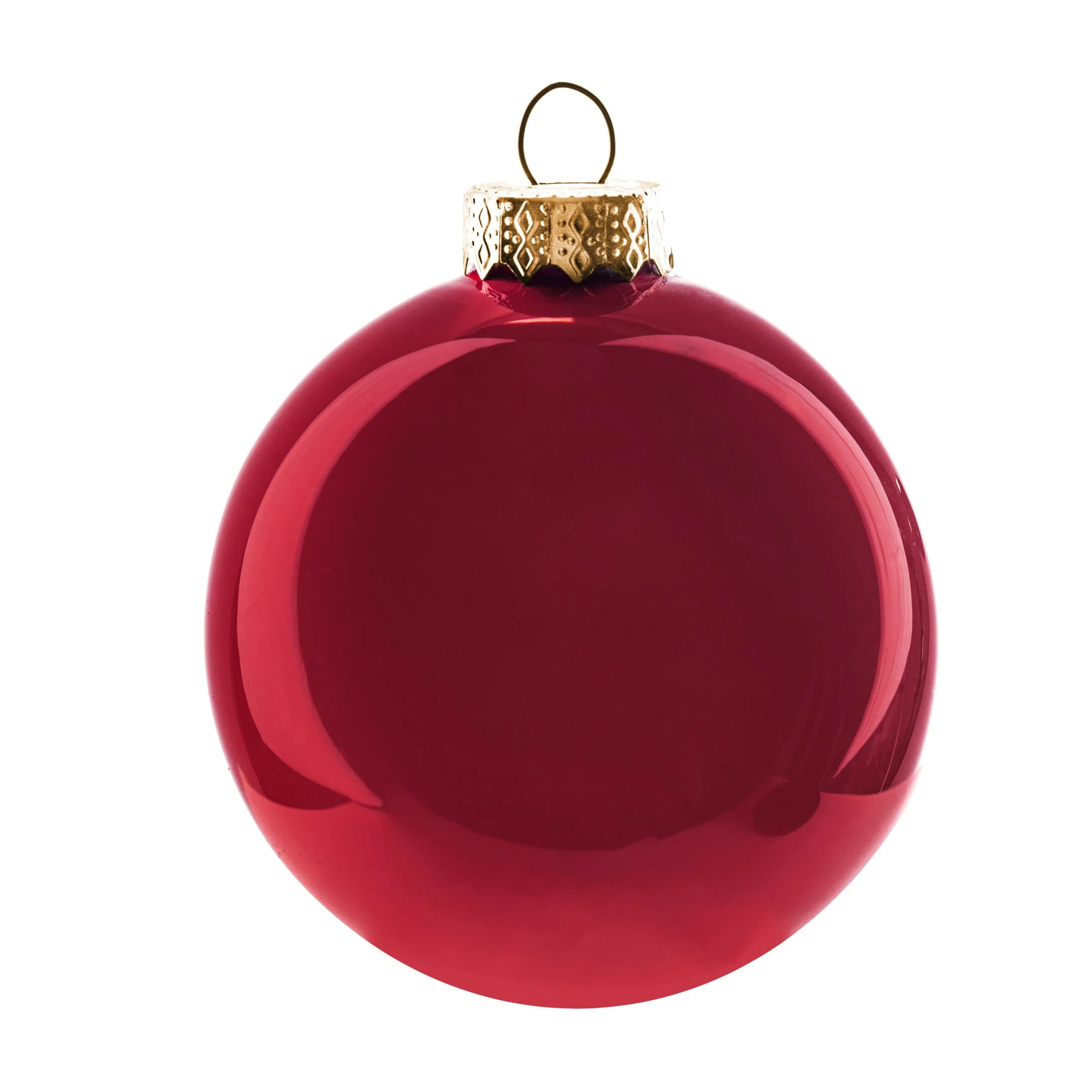 ARPIMEX Box 12 Christmas Glass Balls D 10 Cm Purple