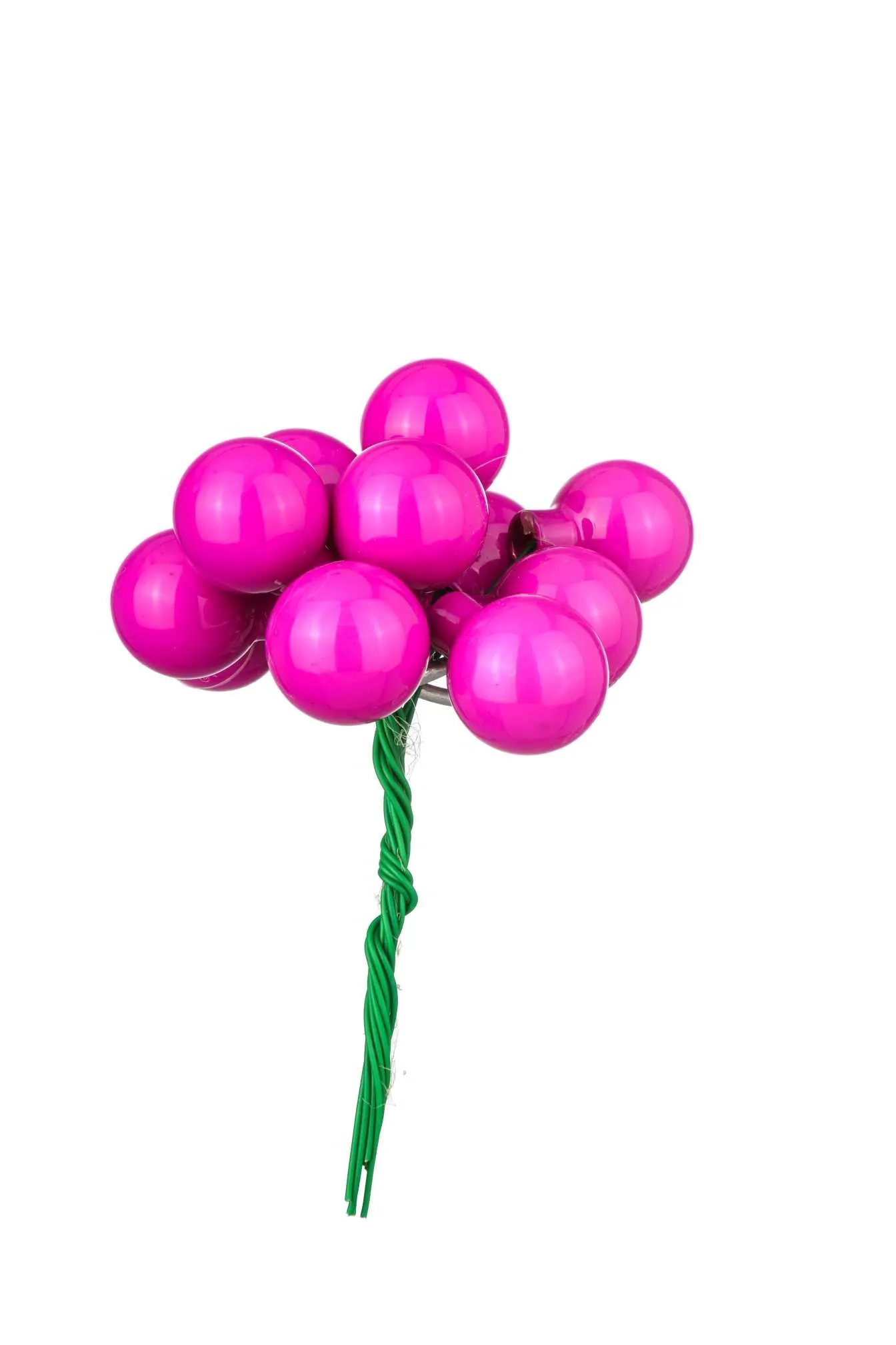 ARPIMEX Box 144 Mini Glass Christmas Balls D 20 Mm Fuchsia