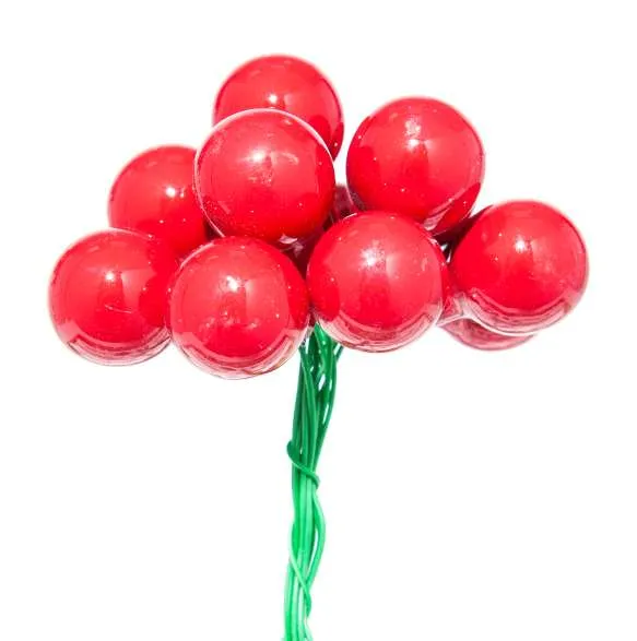 ARPIMEX Box 144 Mini Glass Christmas Balls D 20 Mm Red