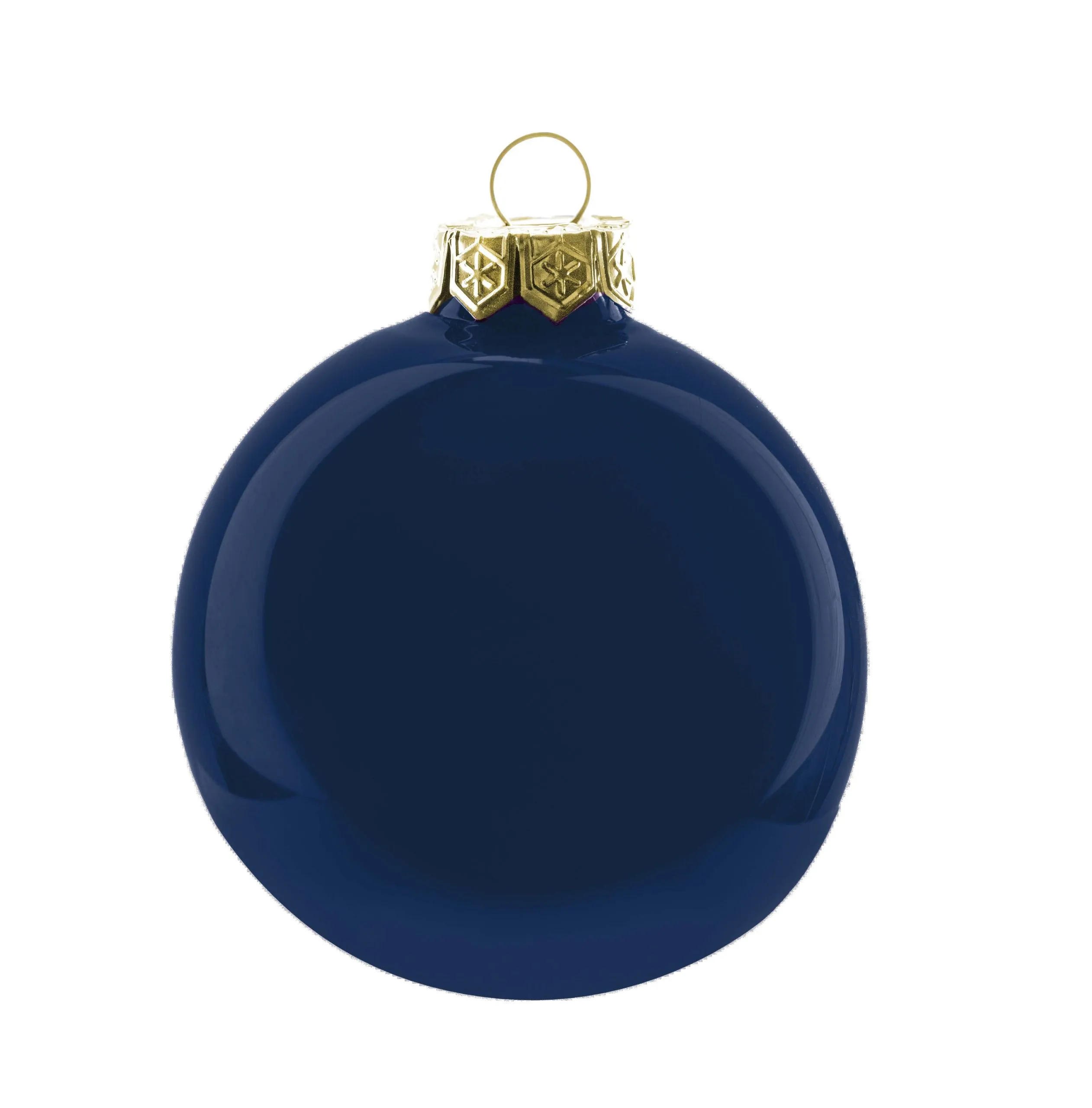 ARPIMEX Box 16 Glass Christmas Balls D 80 Mm Blue