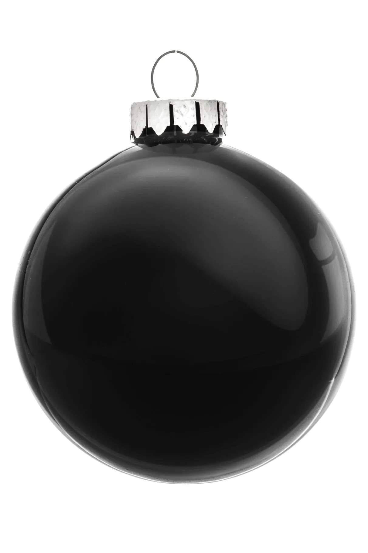 ARPIMEX Box 16 Glass Christmas Balls D 80 Mm Blue Black