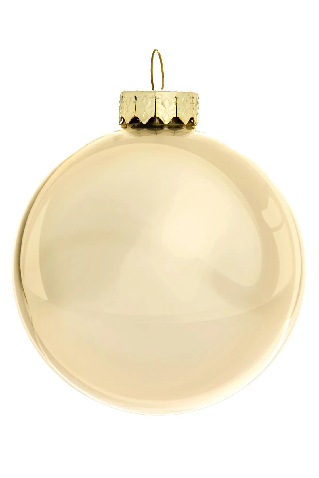 ARPIMEX Box 16 Glass Christmas Balls D 80 Mm Champagne