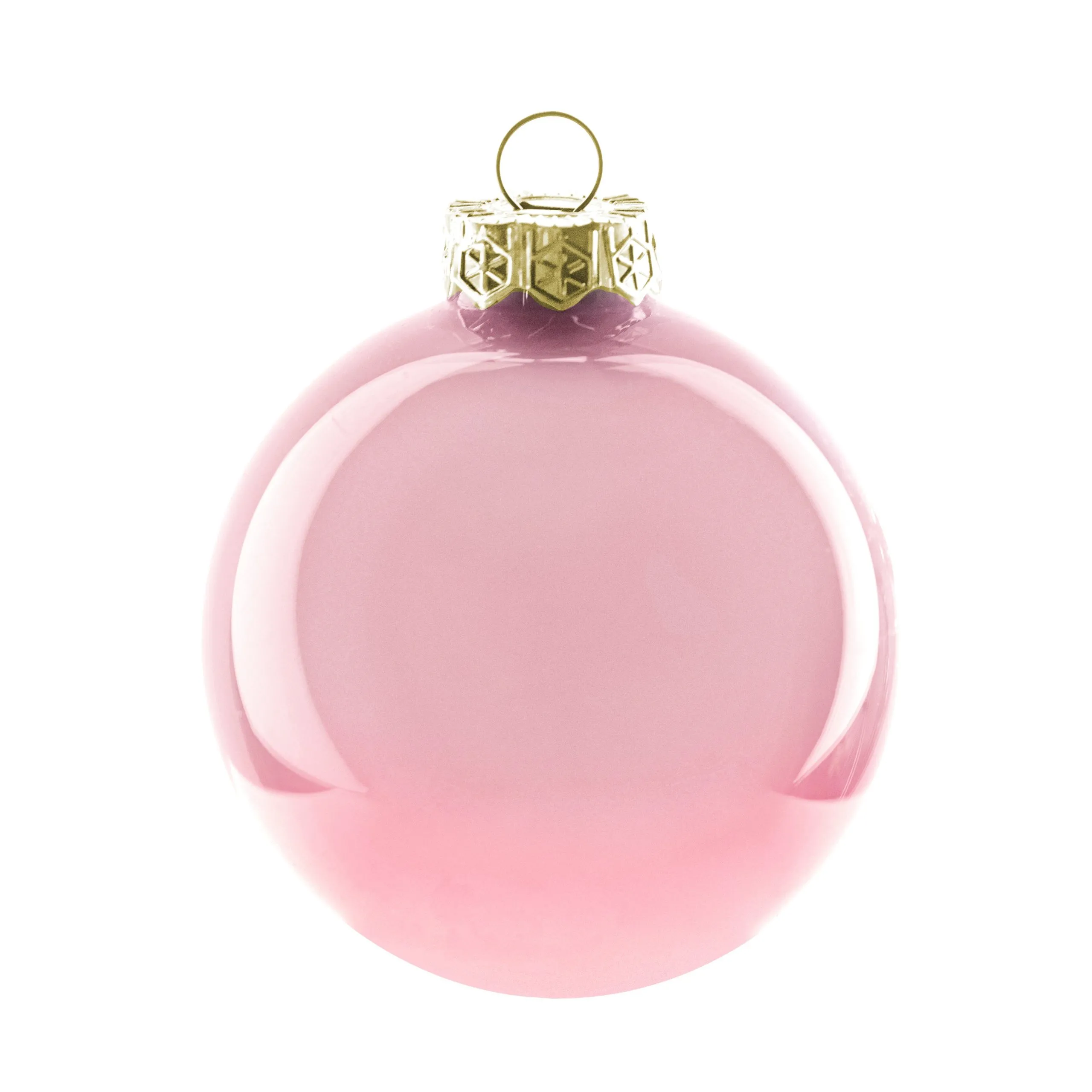 ARPIMEX Box 16 Glass Christmas Balls D 80 Mm Vanilla