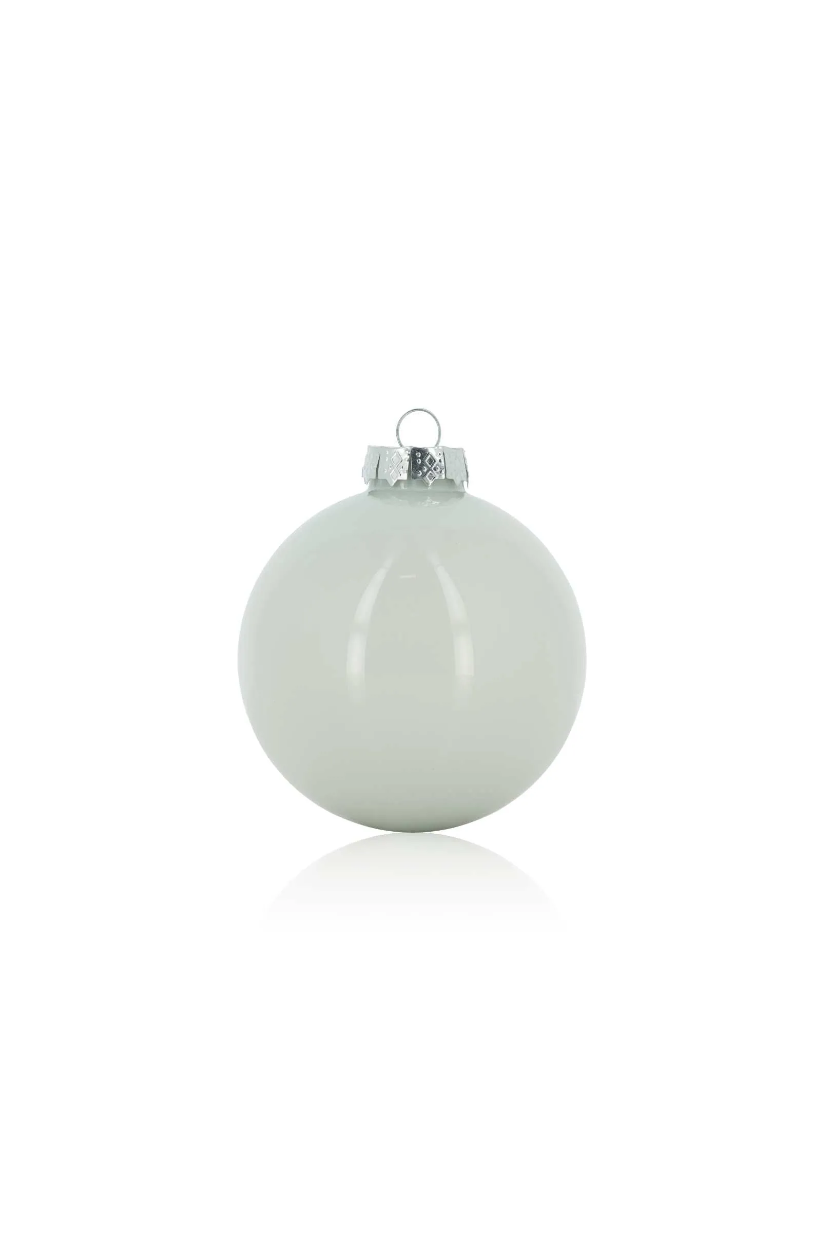 ARPIMEX Box 36 Glass Christmas Balls D 40 Mm White