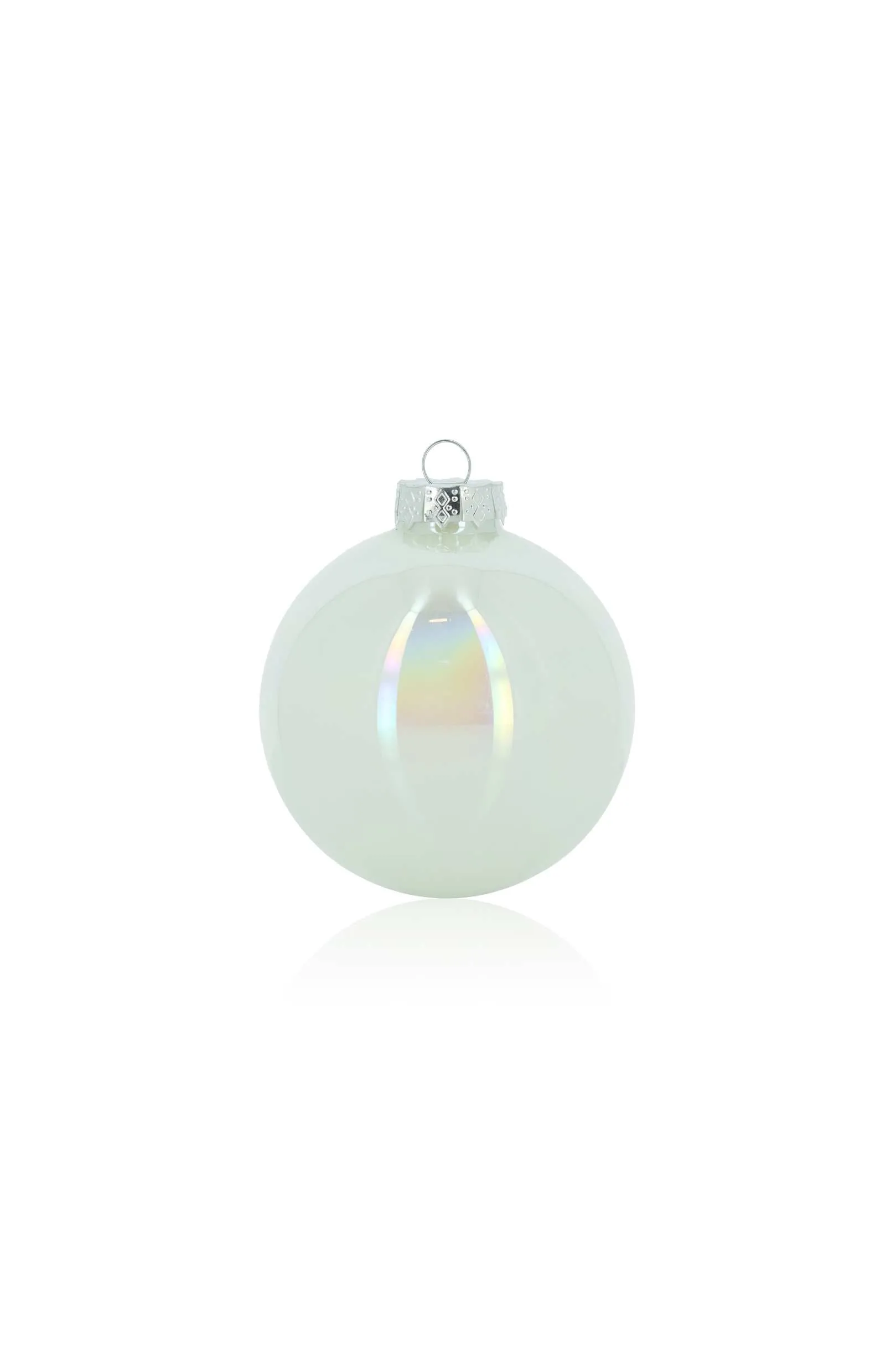 ARPIMEX Box 36 Glass Christmas Balls D 40 Mm Iridescent