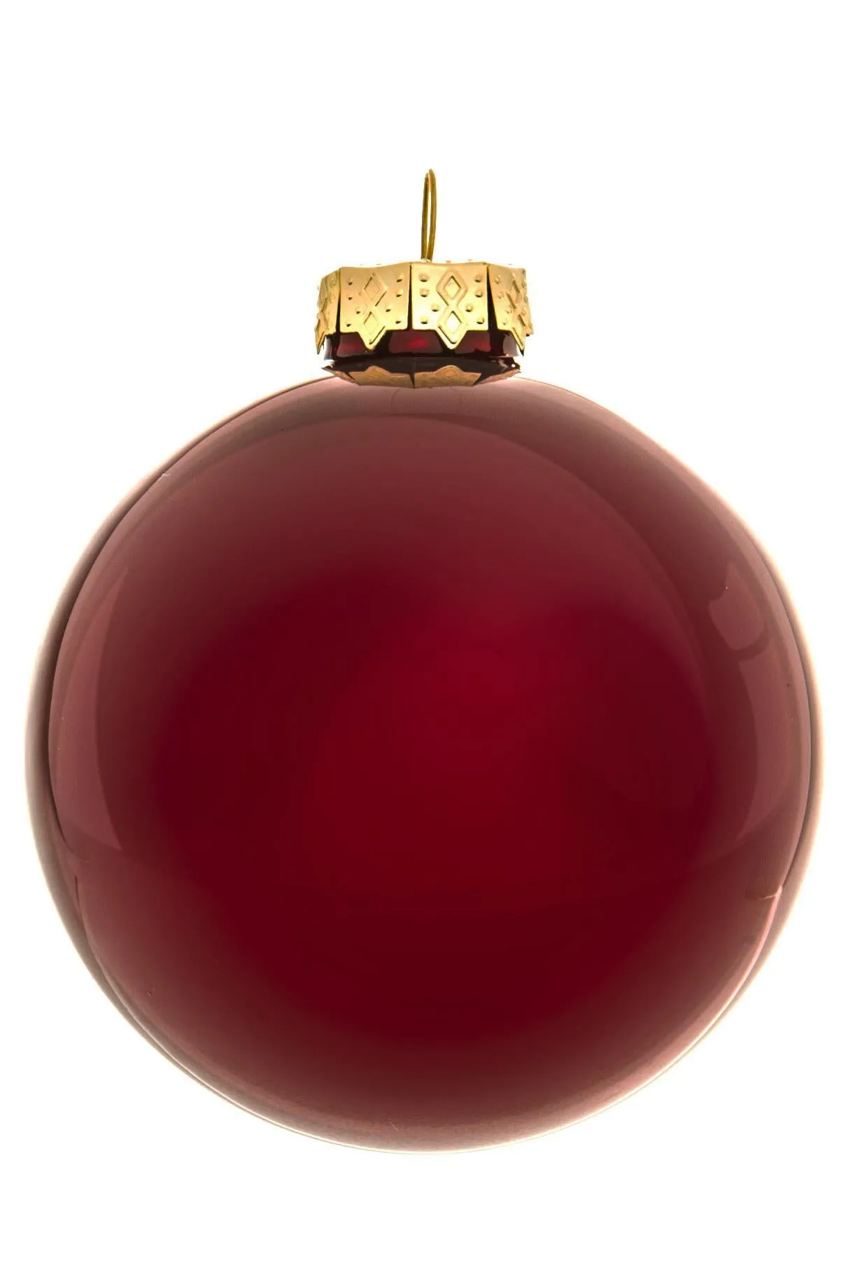 ARPIMEX Box 36 Glass Christmas Balls D 40 Mm Wine