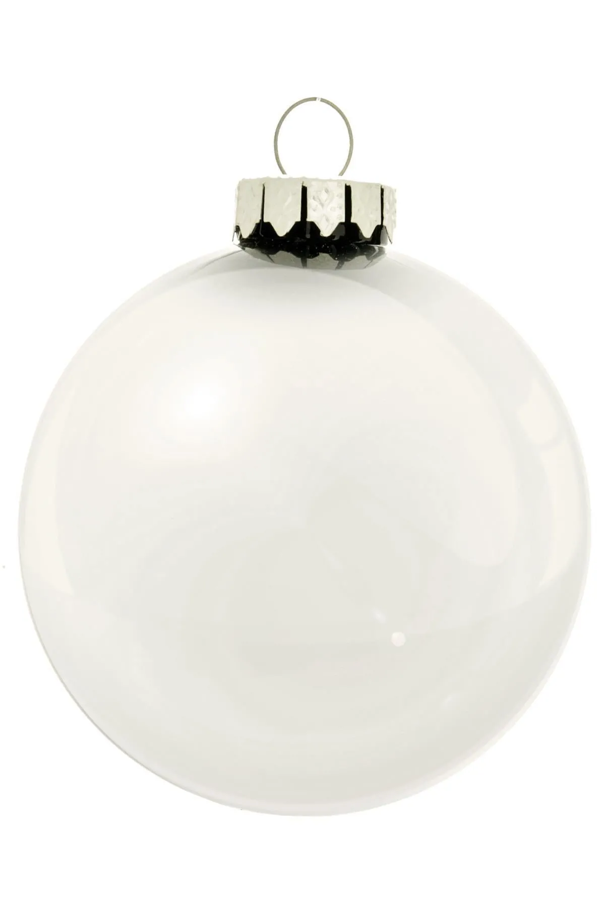 ARPIMEX Box 36 Glass Christmas Balls D 60 Mm White