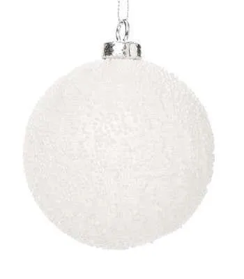 ARPIMEX Box 6 Christmas Balls D 100 Mm White