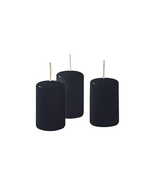 Cereria Di Giorgio Ceri Ø 4 cm H. 7 cm (12 pcs) - Noir