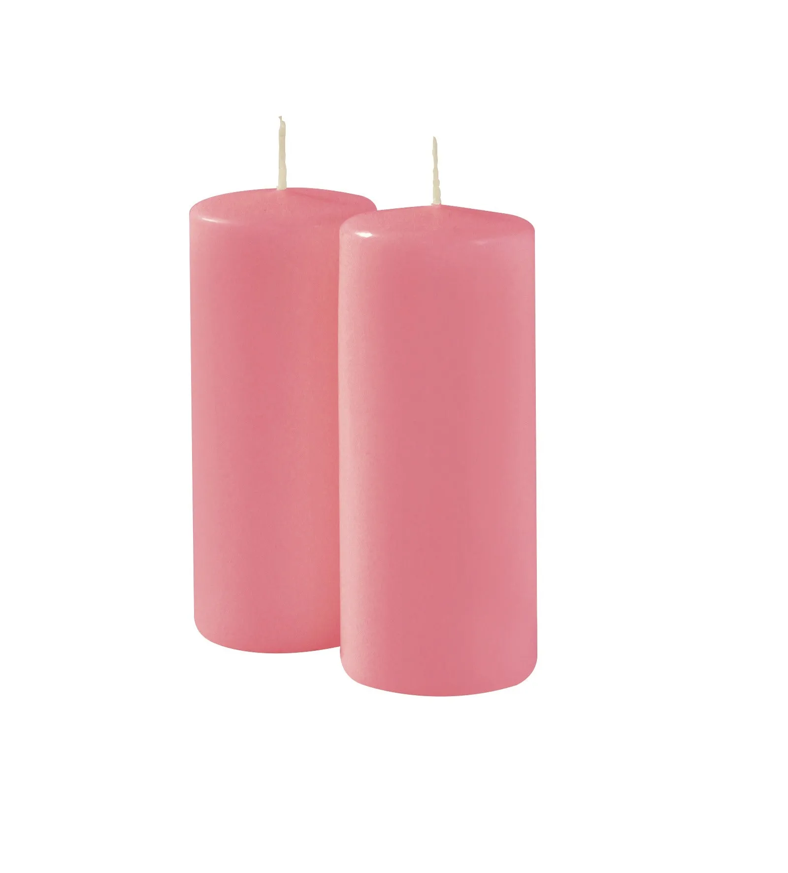 Bougies Cereria Di Giorgio Ø 6 cm H. 15 cm (6 pièces) - Rose bébé