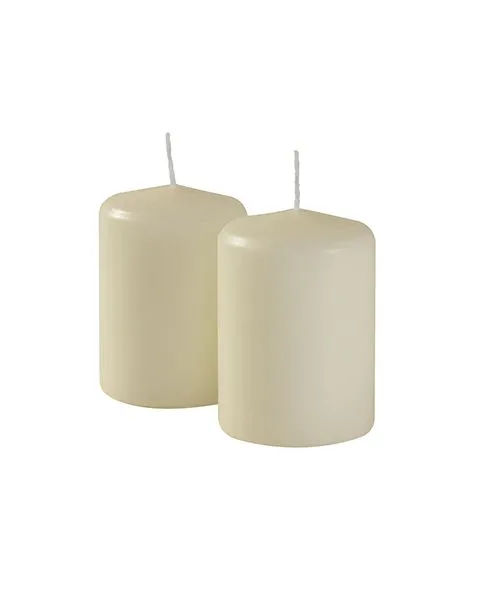 Bougies Cereria Di Giorgio Ø 7 cm H. 10 cm (4 pcs) - Ivoire