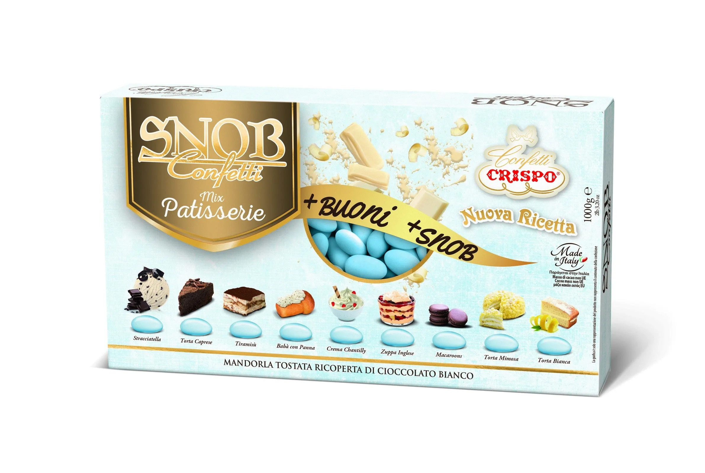 Crispo Confetti 1 kg Celeste Assorted Flavors Mix Patisserie