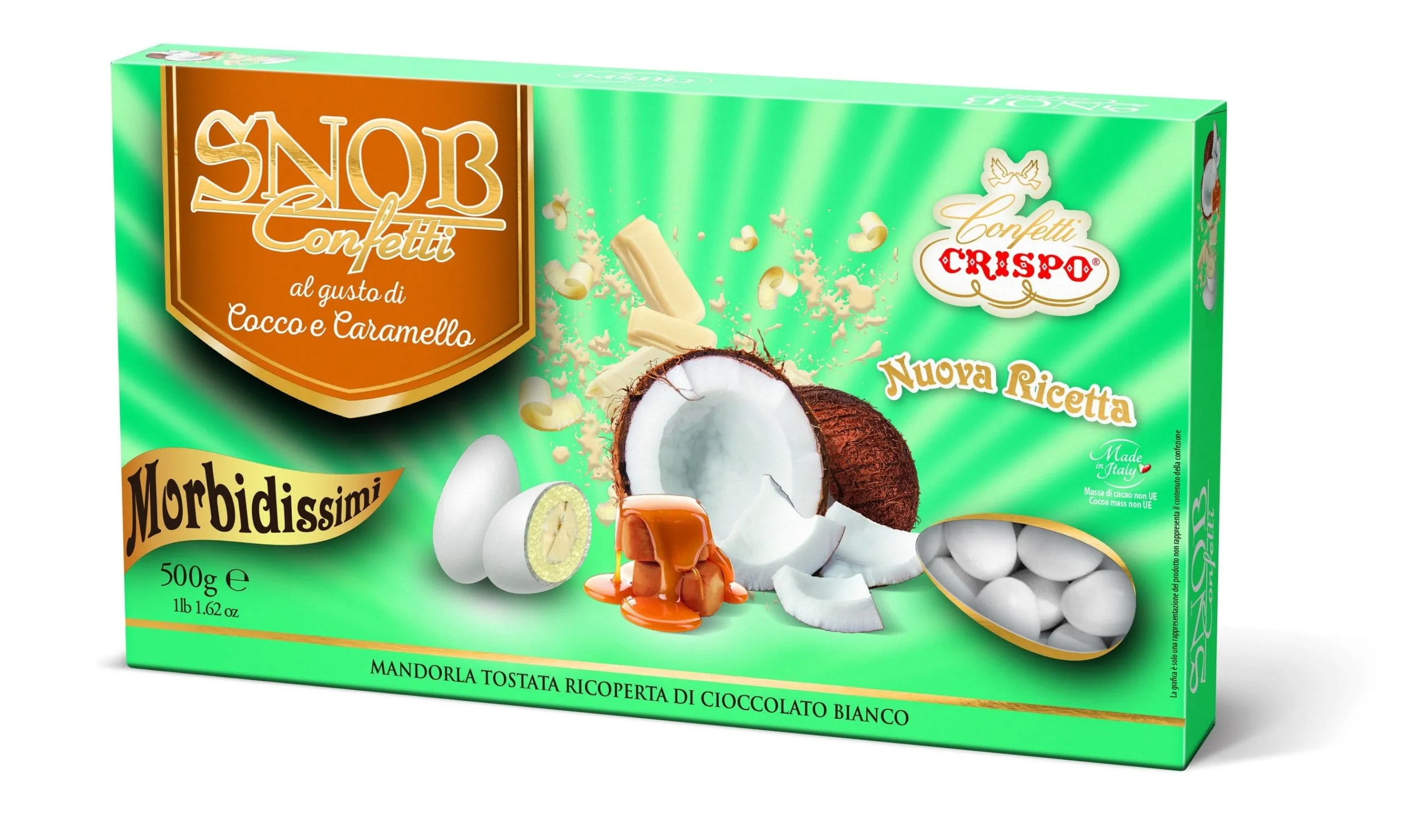 Crispo Confetti 500 gr White Coconut and Caramel