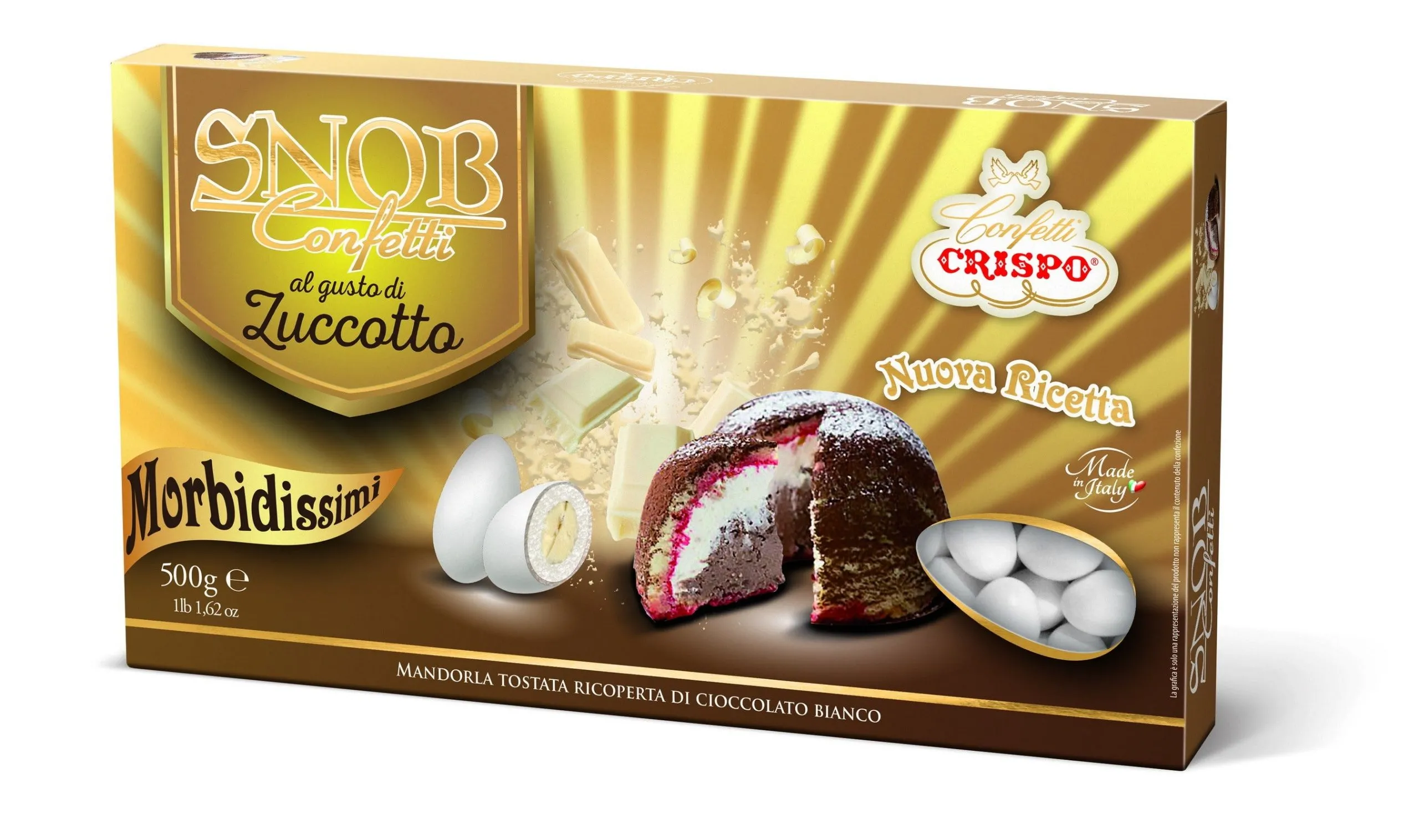 Crispo Confetti 500 gr White Zuccotto