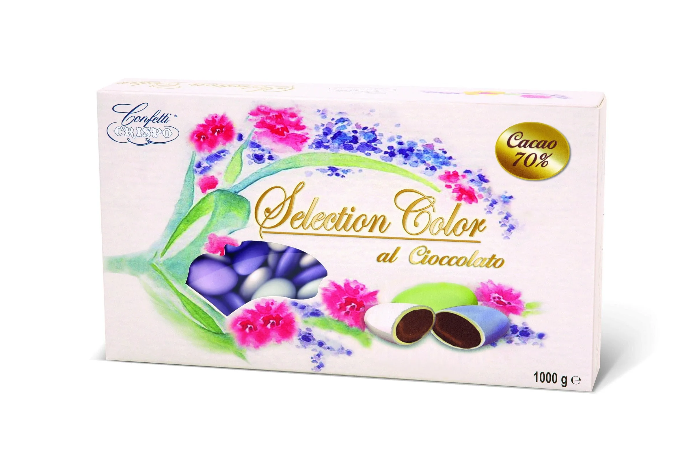 Chocolat Crispo Confetti 1 kg Lilas ombré