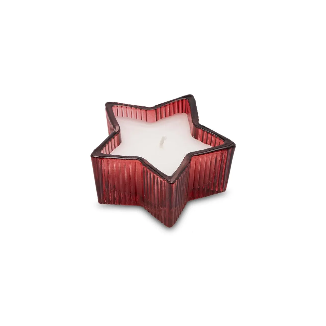 Bougie étoile EDG Enzo De Gasperi H 4 cm P 8,5 cm Coffret cadeau fruit