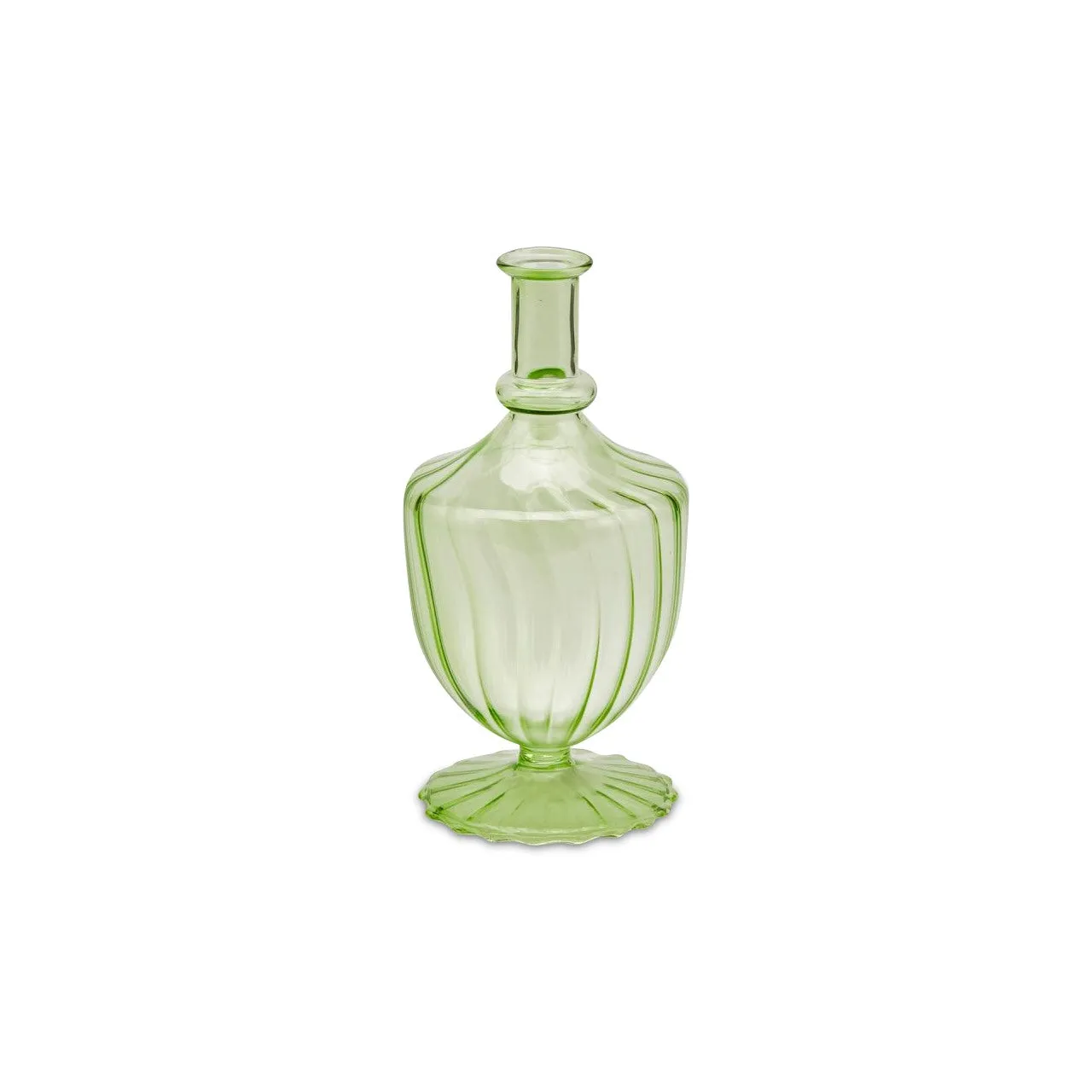 Vase à fleur unique EDG Enzo De Gasperi Coupe H20 D10 Vert clair