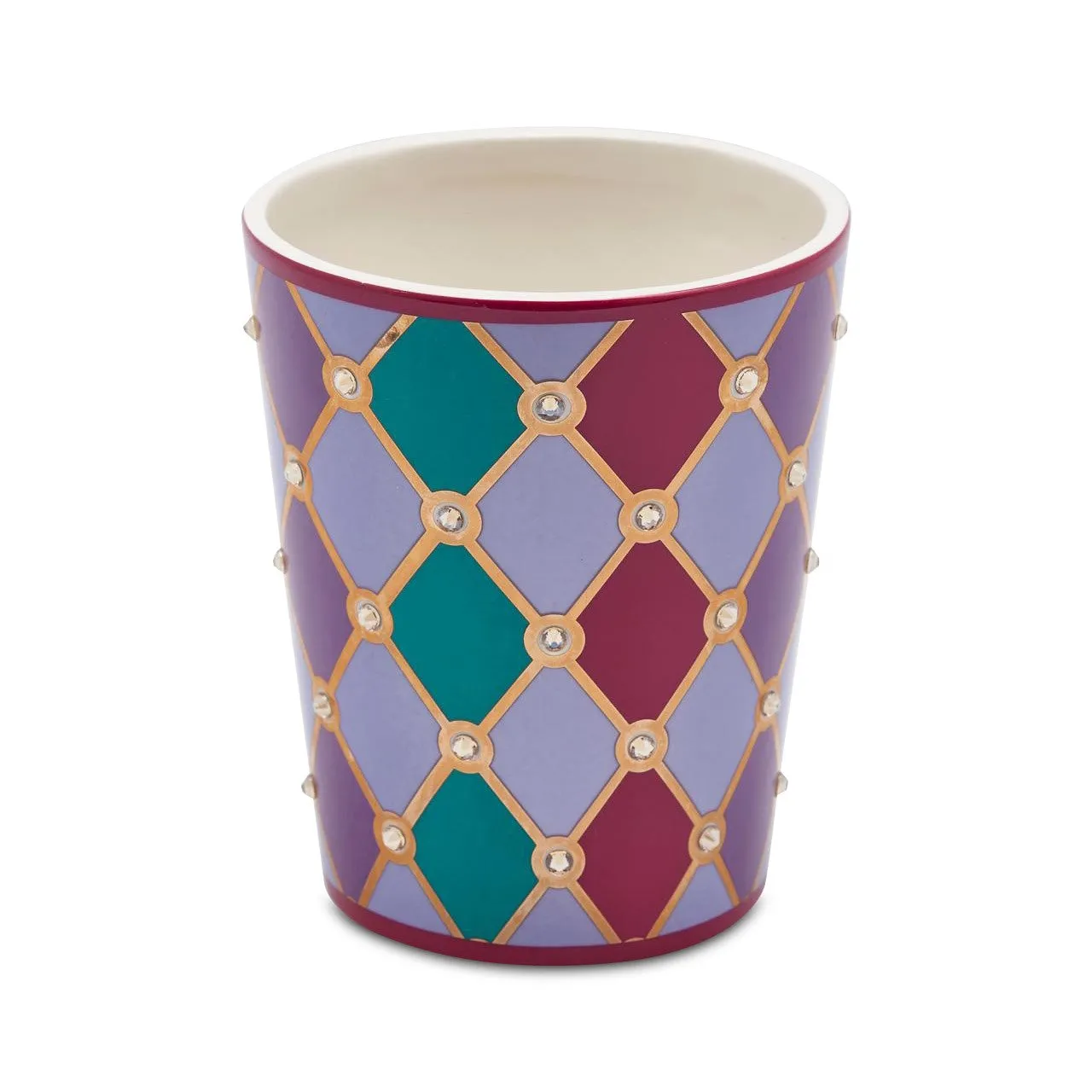 Vase évasé en forme de losange EDG Enzo De Gasperi, H17 x P14 x C3, mu