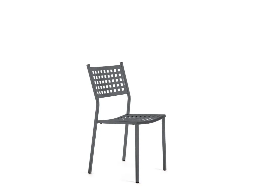 Vermobil Alice Chair Antique Grey Metal CATAS Certified