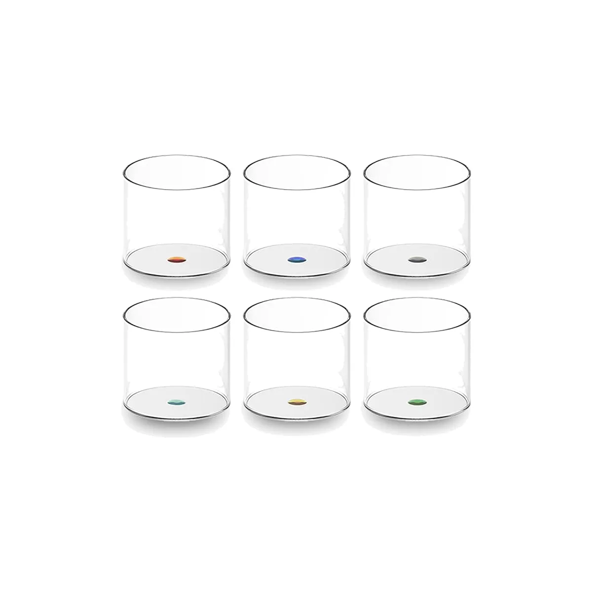 WD LifeStyle Borosilicate Glass Glasses 6 Pcs