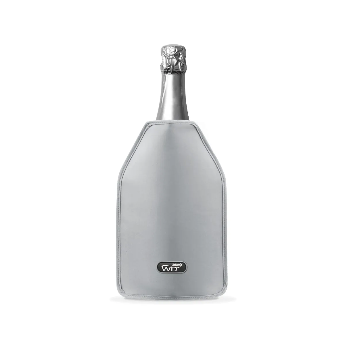 WD LifeStyle Soft Ice Bucket 15.5 x 22.5 x 2 cm Silver Decoration