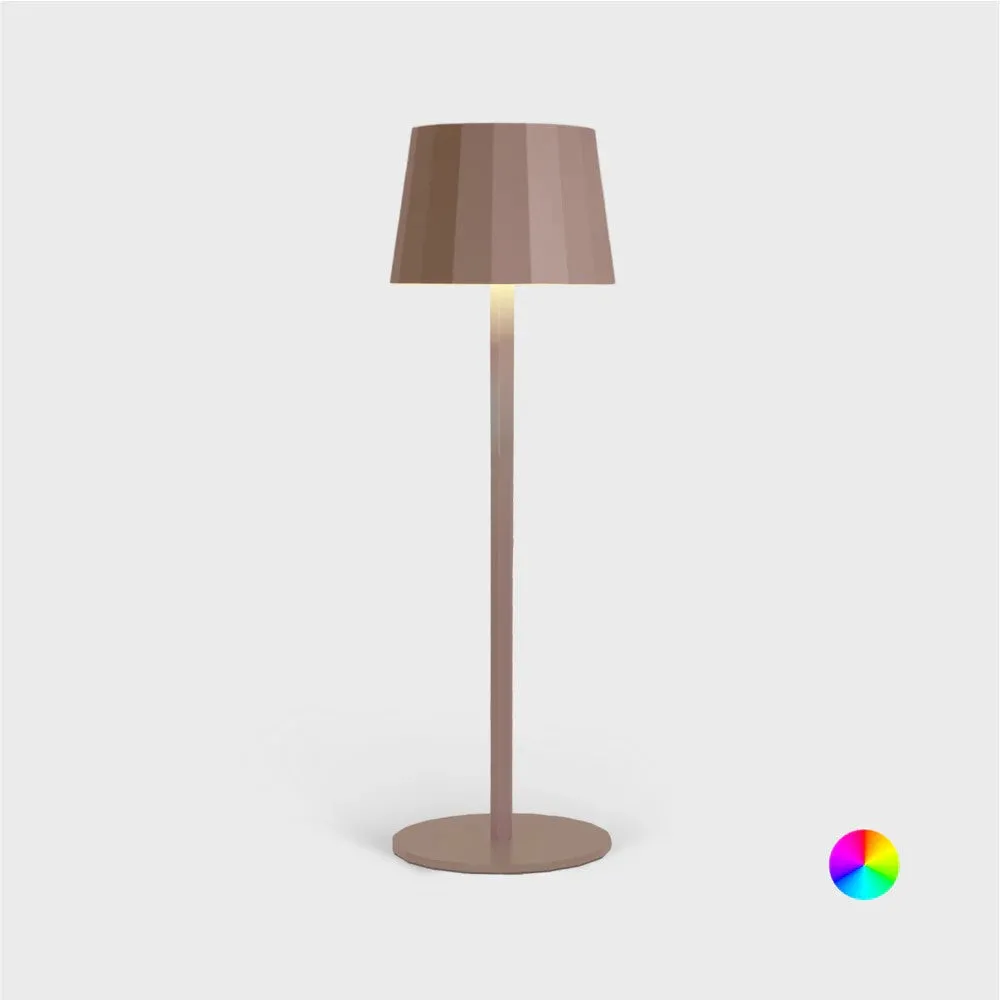 Wilma Rainbow Led Table Lamp Hazelnut Color