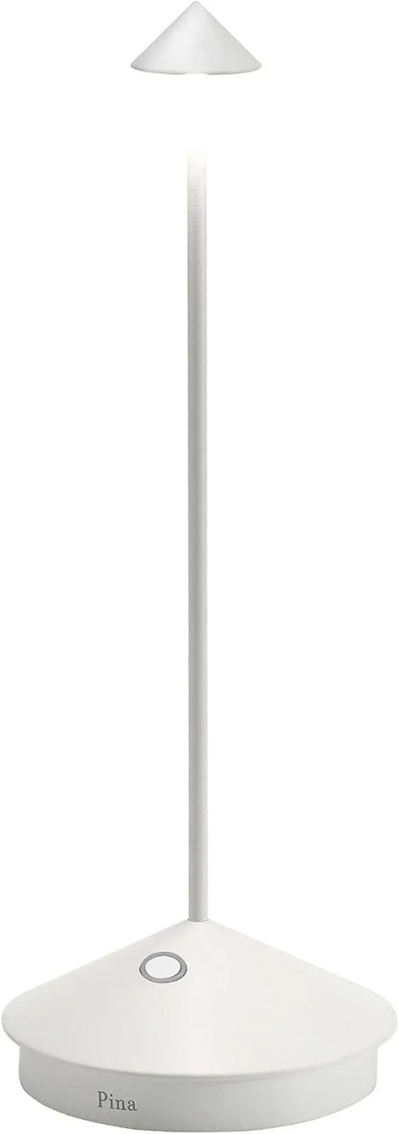 Zafferano Pina Pro Blanc Mat - Lampe de Table LED H29cm