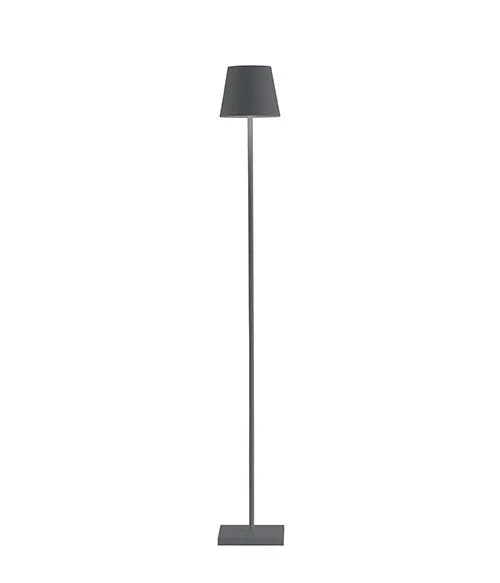 Lampadaire et lampe de table LED Saffron Poldina Pro L Gris foncé H122