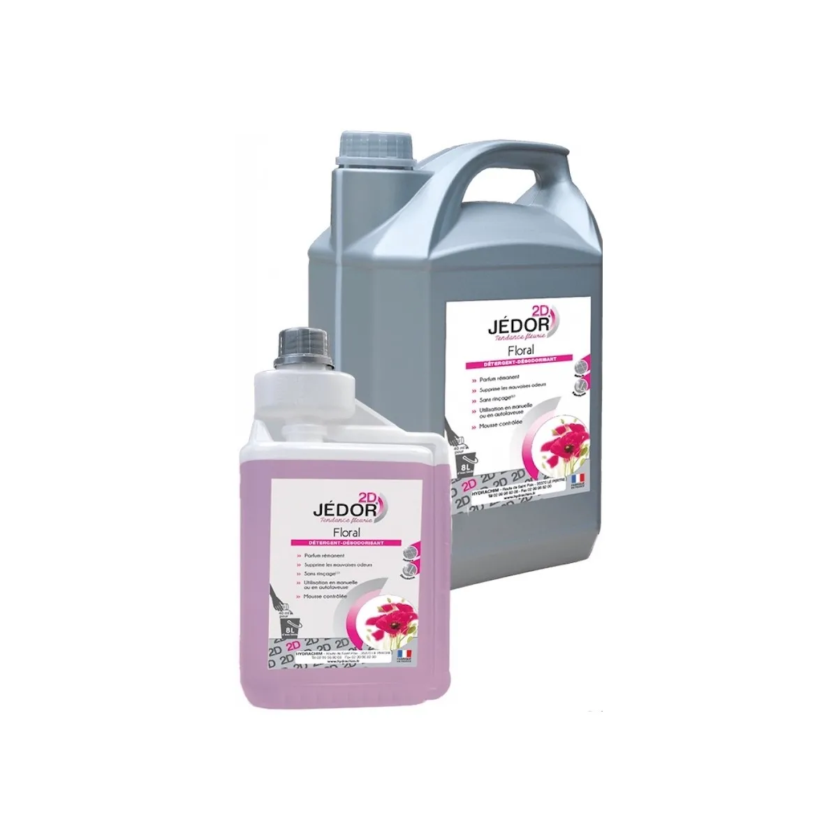 JEDOR 3D détergent désinfectant désodorisant Floral