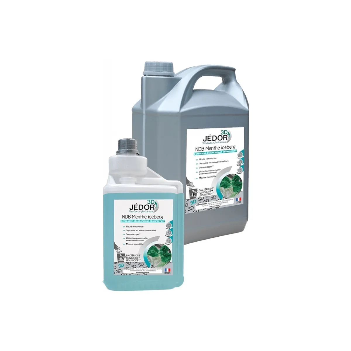 JEDOR 3D détergent désinfectant désodorisant ICEBERG