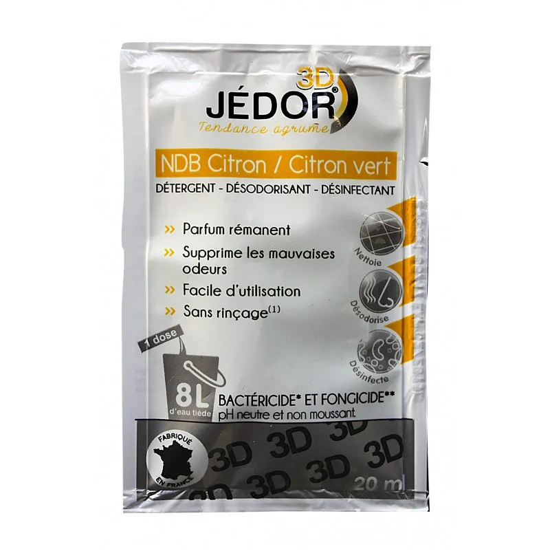 JEDOR 3D Citron en dosette - Carton de 250 x 20ml