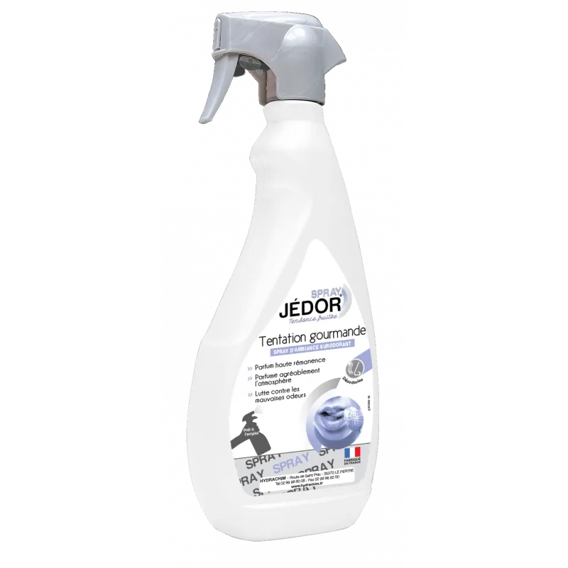 Jedor spray surodorant 500ml senteur Tentation Gourmande