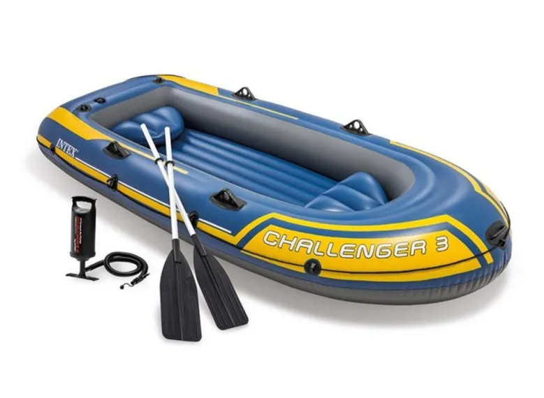Kit bateau gonflable Challenger avec rames et gonfleur - Intex