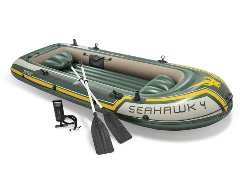 Kit bateau gonflable Seahawk avec rames et gonfleur - Intex