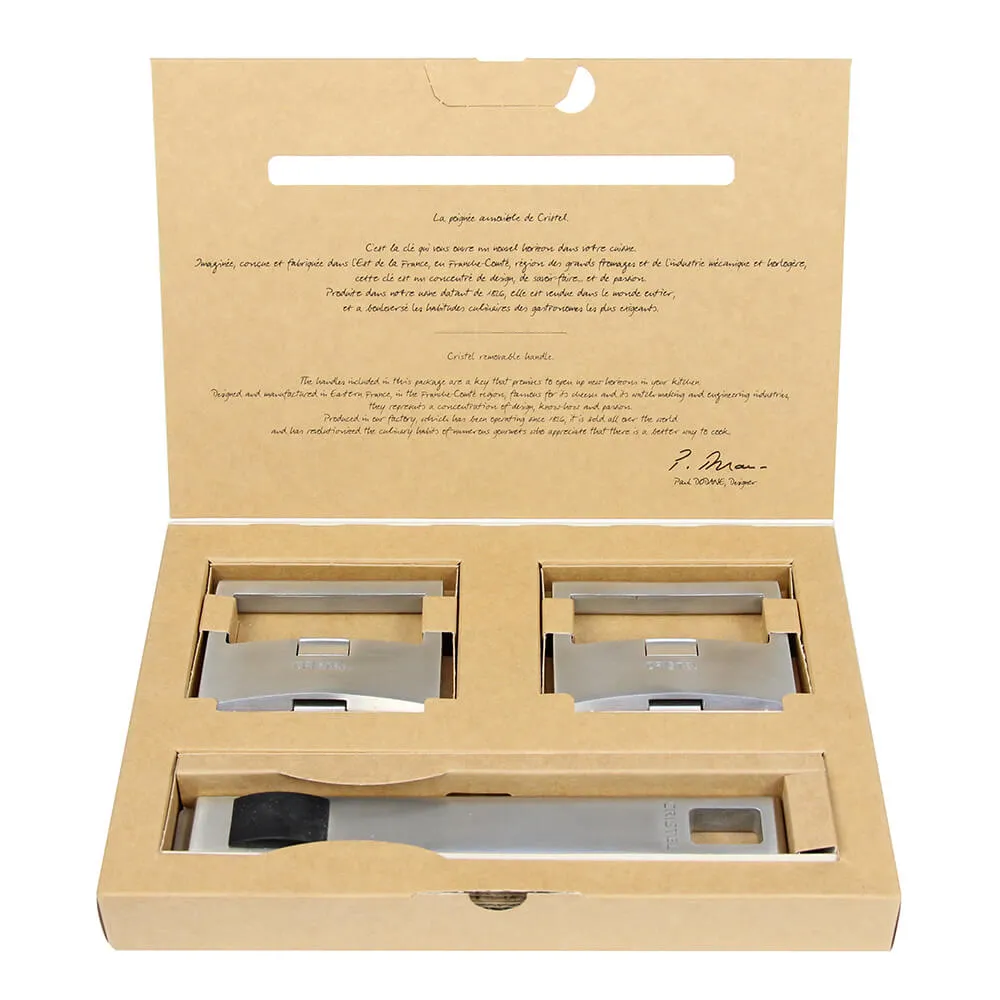 Ensemble poignée + 2 anses STRATE - CRISTEL