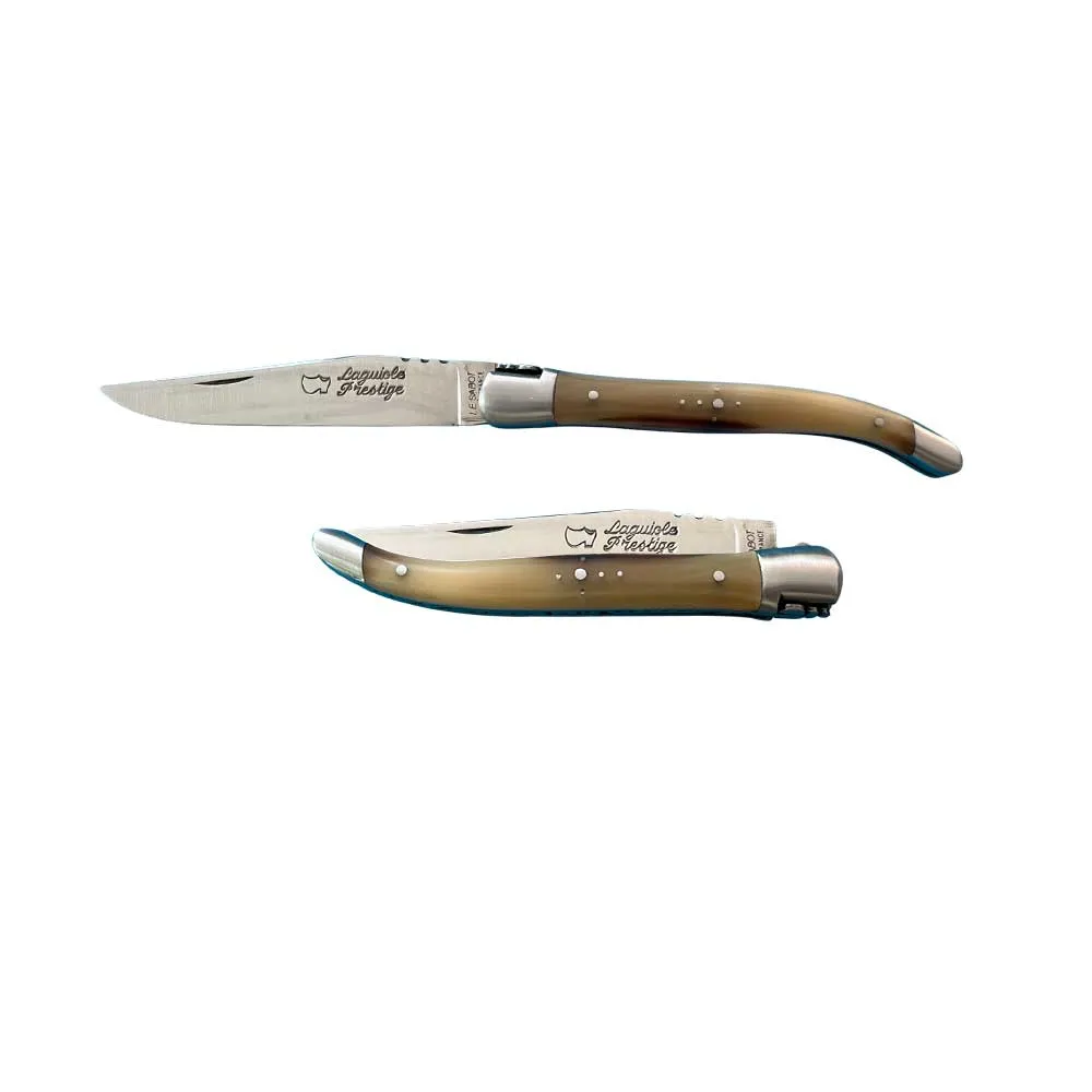 Couteau pliant Laguiole Prestige Manche Pointe de Corne - Au Sabot