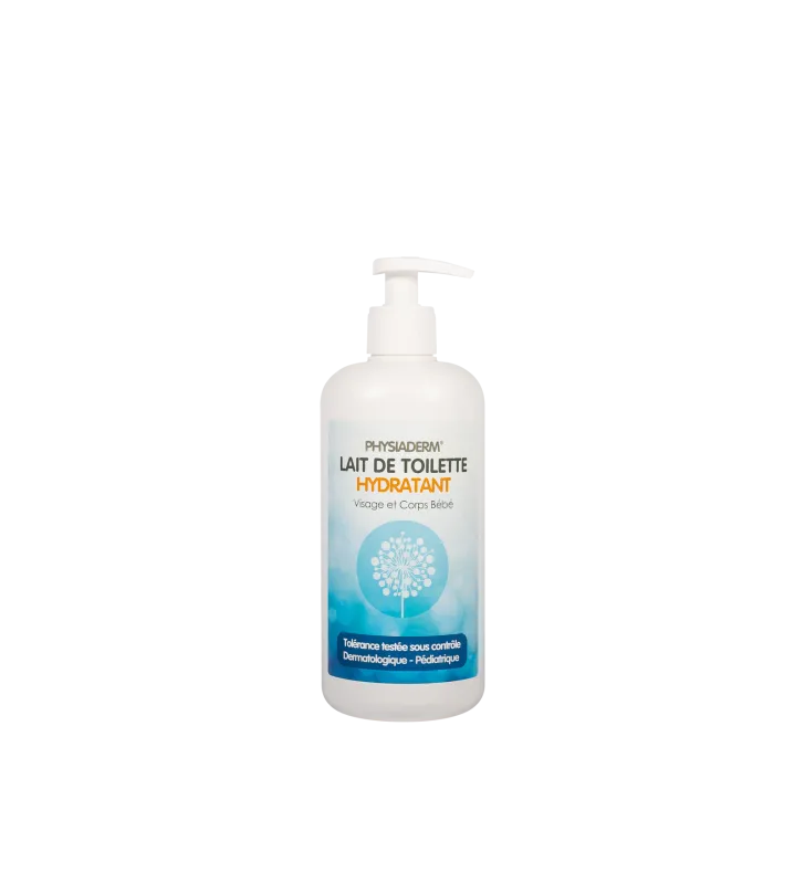 Lait de toilette hydratant bébé 500ml pompe - PHYSIADERM