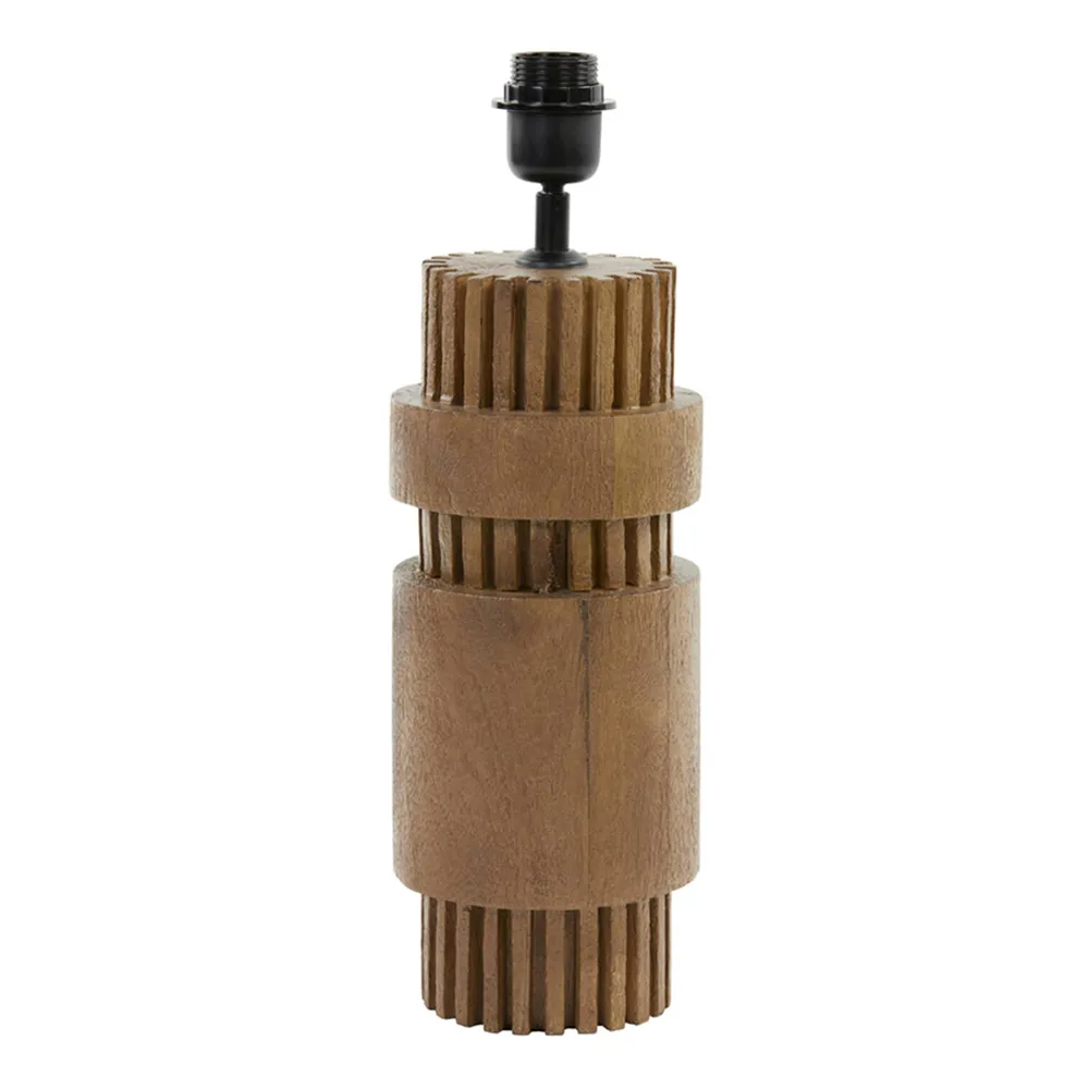 Lampe de table moderne marron ovale Light & Living Sakura