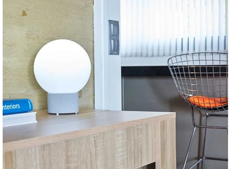 Lampe de table sans fil TERRA - 60 à 130 lumens - Ø 20 x H 25 cm - LUMISKY