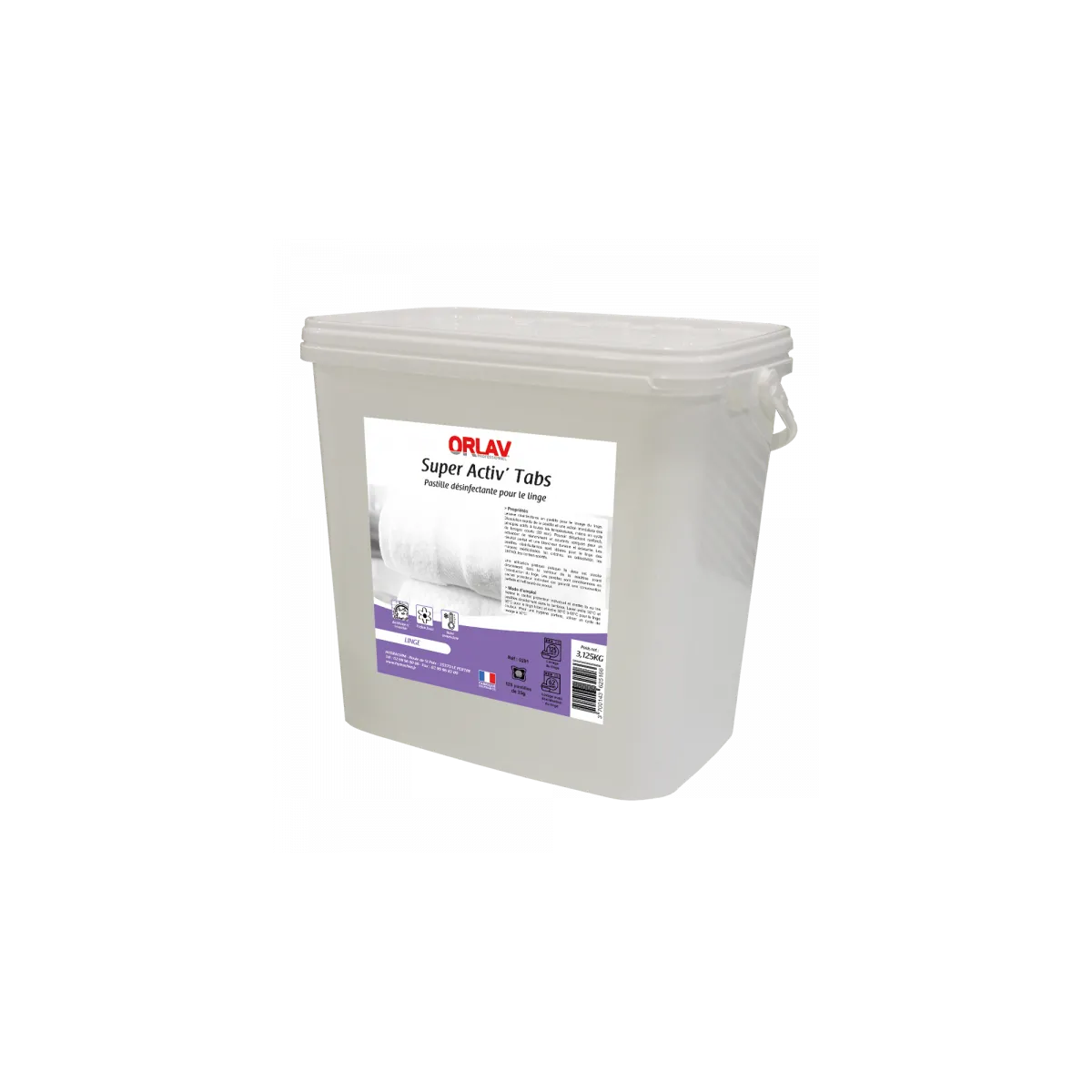 Lessive linge pastilles désinfectantes