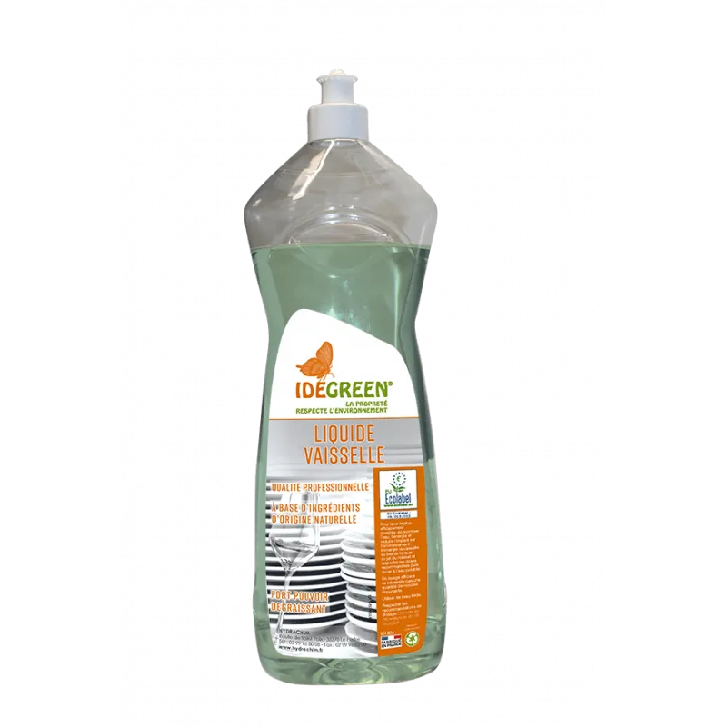 Liquide vaisselle est un détergent à fort pouvoir dégraissant développé pour le nettoyage manuel. Jusqu'à épuisement des stocks