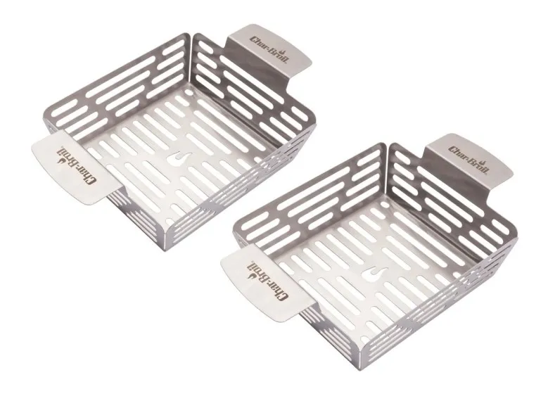 Lot de 2 paniers en inox Grill+® - Char-Broil