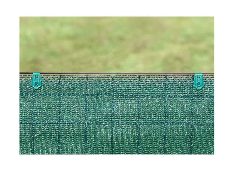 Lot de 20 clips de fixation pour brise vue synthétique