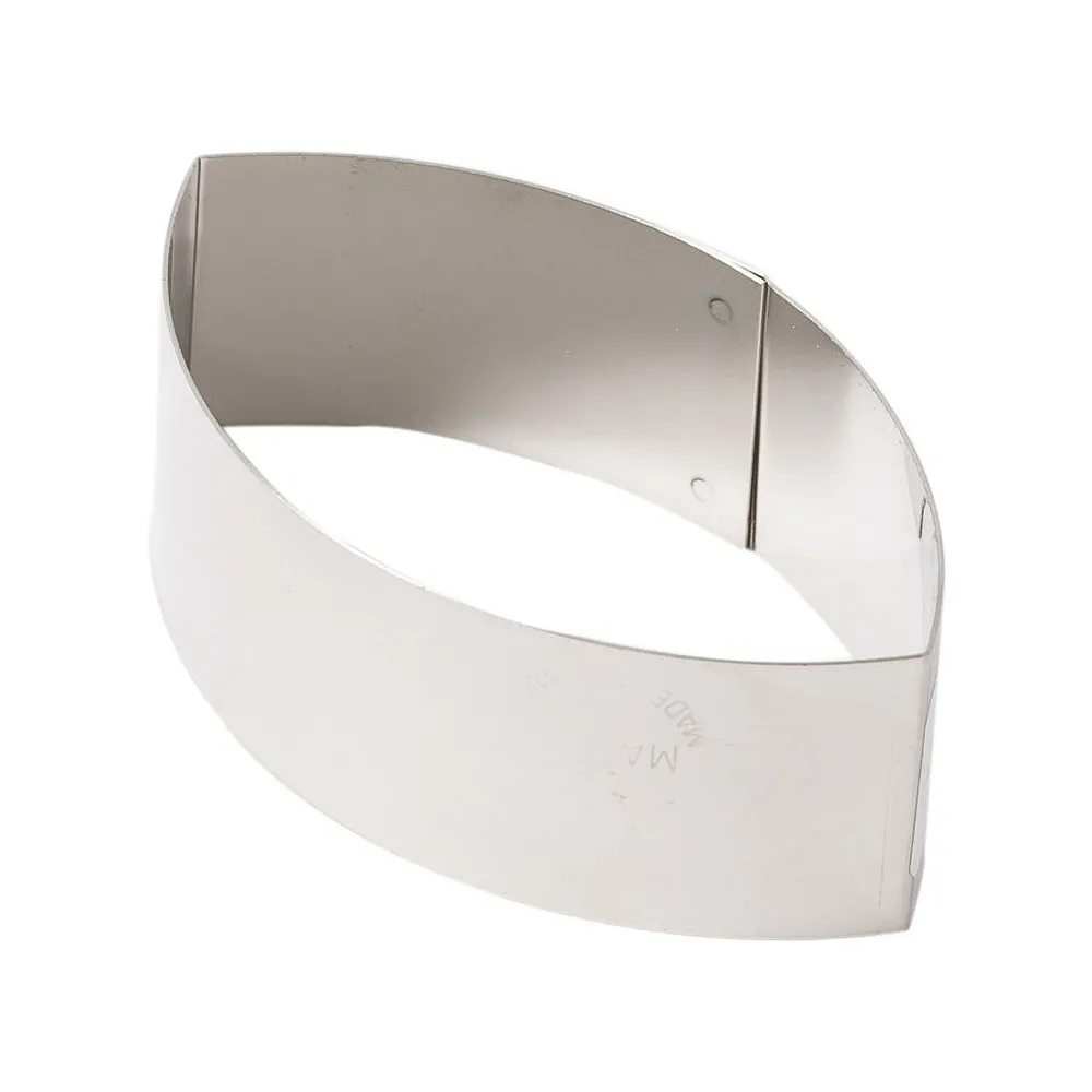 Lot de 4 nonnettes MATFER forme ovale pointu en inox 8.8x5x3cm