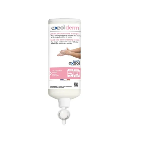 Lotion lavante mains Exeol Skin Airless 1 litre