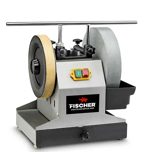 Meule à eau traditionnelle avec cuir de polissage - FISCHER