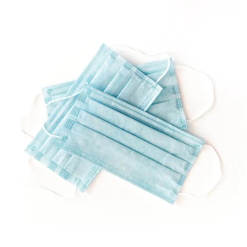 Masque chirurgical enfant 3 plis type IIR bleu fabriqué en France