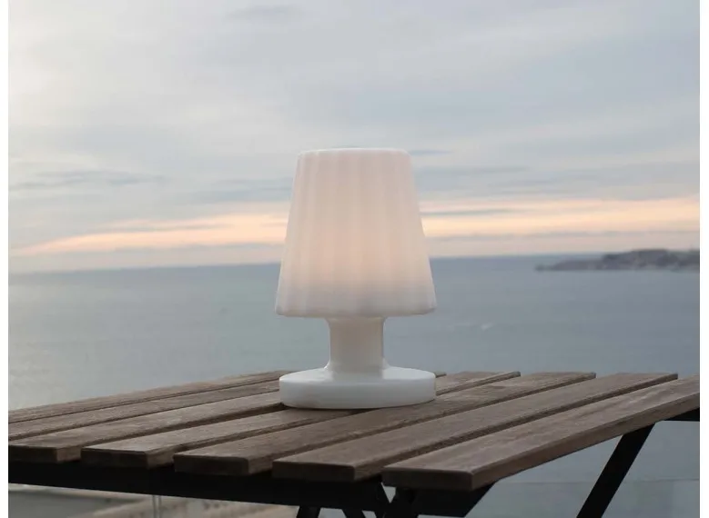 Mini lampe à poser rechargeable sans fil LED blanc chaud dimmable LADY MINI H 22 cm