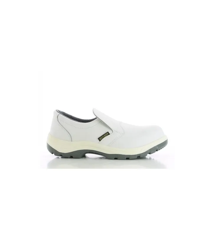 Mocassin blanc cuir X0500 agro-alimentaire - Tailles aux choix