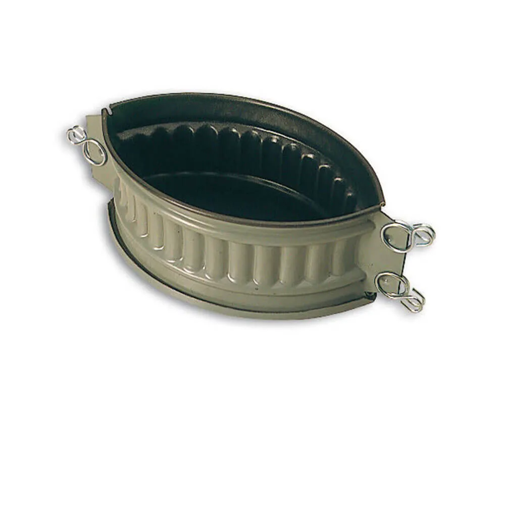 Pâté en Croûte Exopan Ovale à Côtes 24 x 14 x 9,5 cm - MATFER